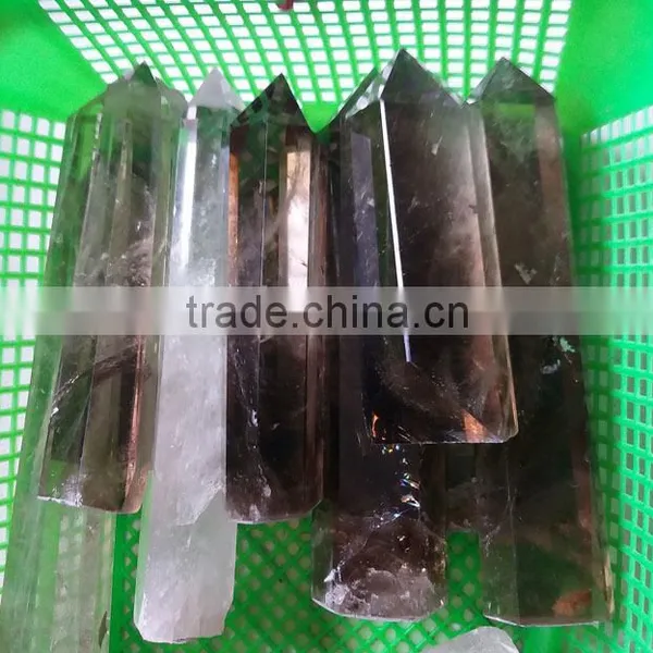 Large Natural Rock Smoky Quartz Crystal Point photo-3