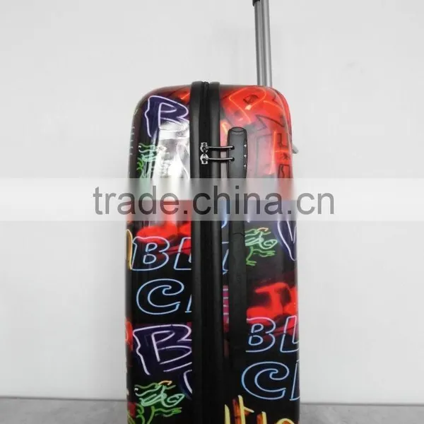 Modern Printed ABS+PC Trolley Luggage Case photo-3