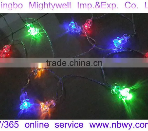 Tiny Bear LED String Light Twinkle Light Curtain Light Decorative Festival Party Event Accessory Solar Powered Rope Light photo-2
