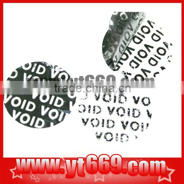 Tamper Evident Security VOID Label