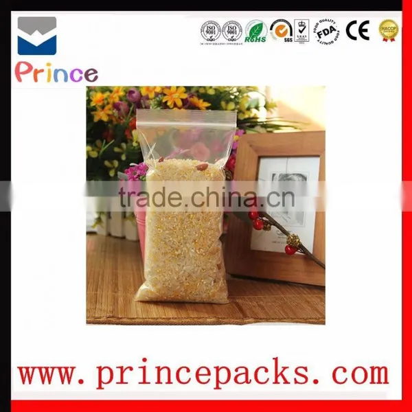 Poly Polyethylene Transparent Grip Zipper Bag Reclosable Press Seal Zipper Bag photo-3
