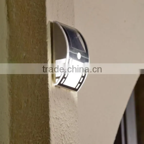 2014 Brand New Patent Solar Wedge Light PIR Solar PIR Wall Light