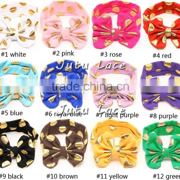 New !!Small Torx Baby Lace Knitting Cross Hair With Children in Europe and the Elastic Lace Hair Hoop Head With Seven Color photo-4