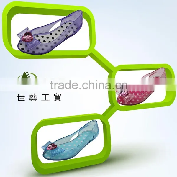 Hot Sale Lovely and Cute Girl's Sandal, PVC Shoes With LED Light photo-2