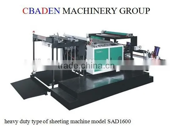 pvc paper material sheeting machine