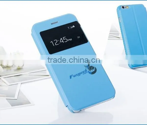 2015 New Arrival Fashion Design High Quality Microfiber Leather Phone Case for Iphone 6 4.7 Inch ,for Case Iphone 5 Leather photo-5