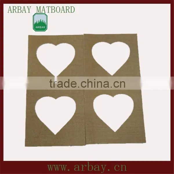 Heart Opening Matboard Special Shape Matboard Custom Special Shape Matboard photo-3