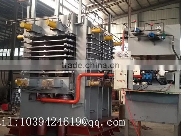 Plywood/Brock Board Melamine Lamination Hot Press in 4 Sides Pressure