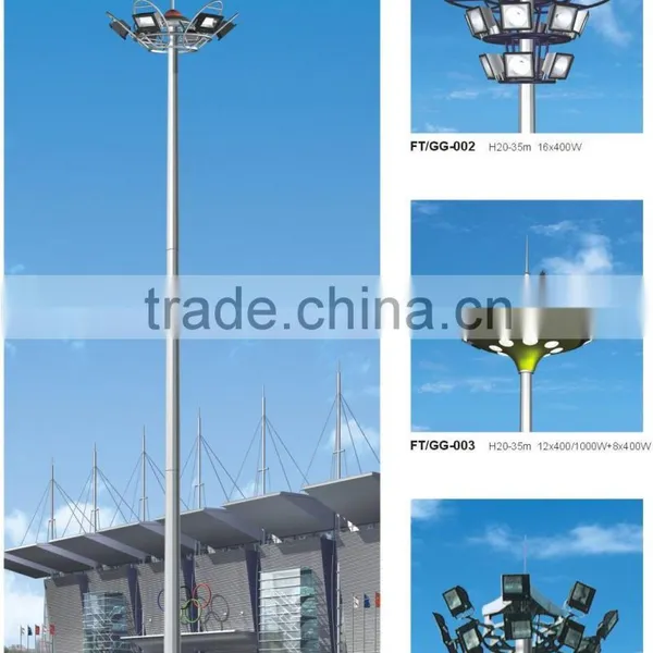 Q235,Q345high Mast Lamp Steel Post photo-2