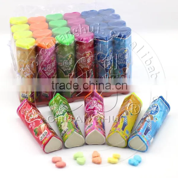 Heart Shaped Bottle With Heart Shape Tablet Candy photo-2