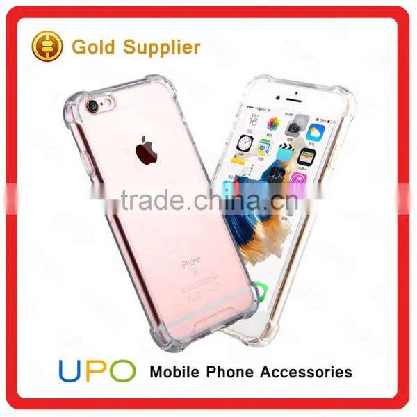 [UPO] Wholesales 2 in 1 Hybrid Tpu pc Shockproof Transparent Back Cover Phone Case for IPhone 7 photo-2
