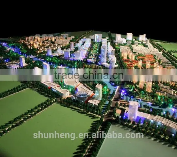 City Centre Planning Program Miniature Building Model Maquette photo-4