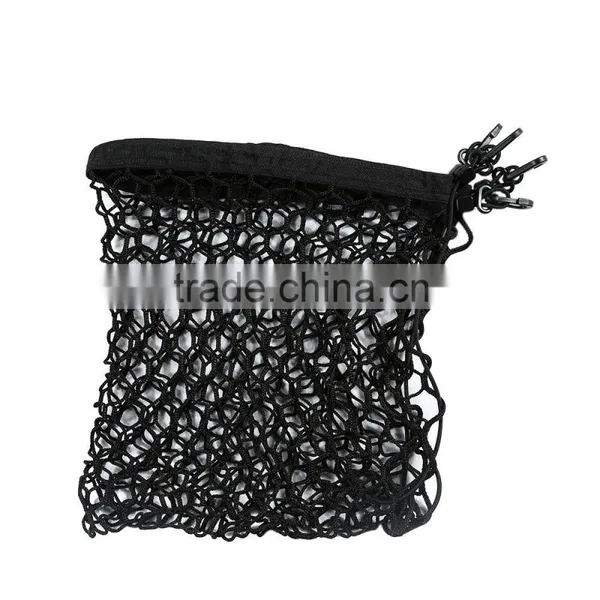 70 * 70cm Car Trunk Interior Mesh Net Storage Bag Luggage Holder 4 Hooks photo-4