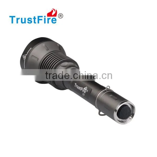 Waterproof Searchlight 1000LM TrustFire X9 Aluminum Police XML T6 Led Emergency Flashlight,5 Modes Rechargeable Flashlight photo-4