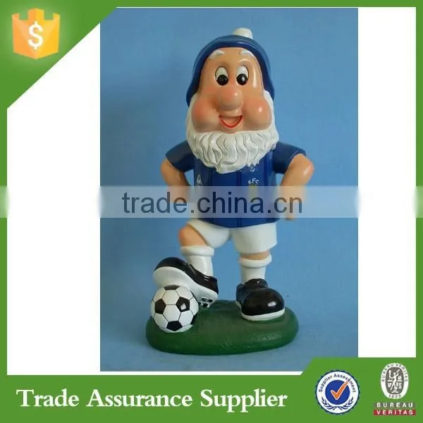 Wholesale Funny Resin Soccer Gnome Figurine Wholesale photo-2