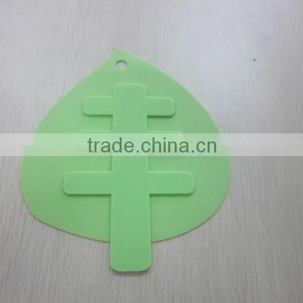 2015 New Design Lfgb and Fda Eco Friendly Food Grade Big Leaf Shaped Baking Silicone Trivet,silicone Placemat