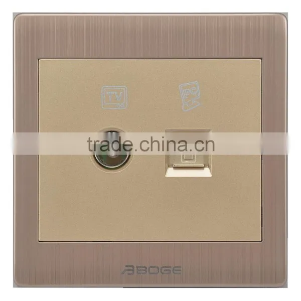 Television Socket and pc Socket
