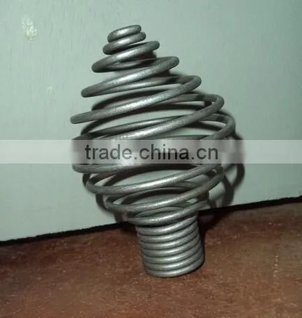 Iron Spiral Curtain Rod End & Finials photo-4