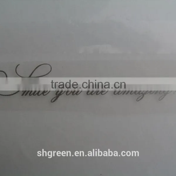 Garment Collar PVC Film Heat Press Seal Label photo-3