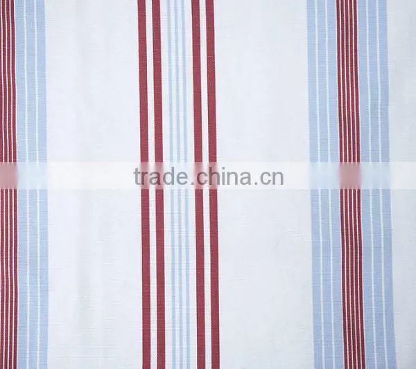 Custom Italy Hotsale Fashion Top Quality 100% Ring Spun Cotton Woven Yarn Dyle Blue Stripe Poncho photo-2