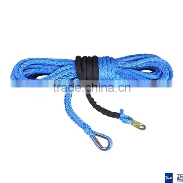 Blue 8mm x 30meters Synthetic Winch Rope Uhmwpe Rope