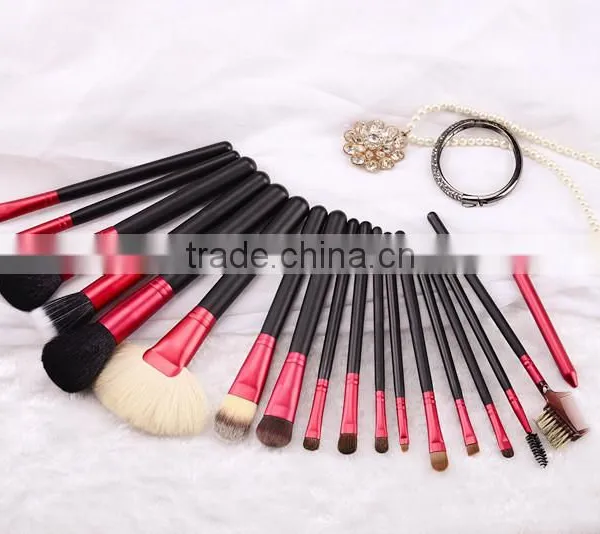 High Quality 18pcs Red Makeup Brush Set,stock Product With Factory Price photo-4