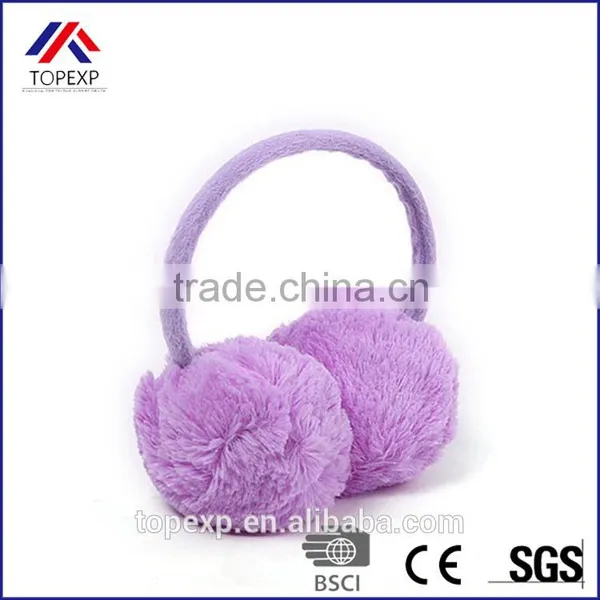 Fuzzy Earmuff Solid Color Warm Earmuff photo-2
