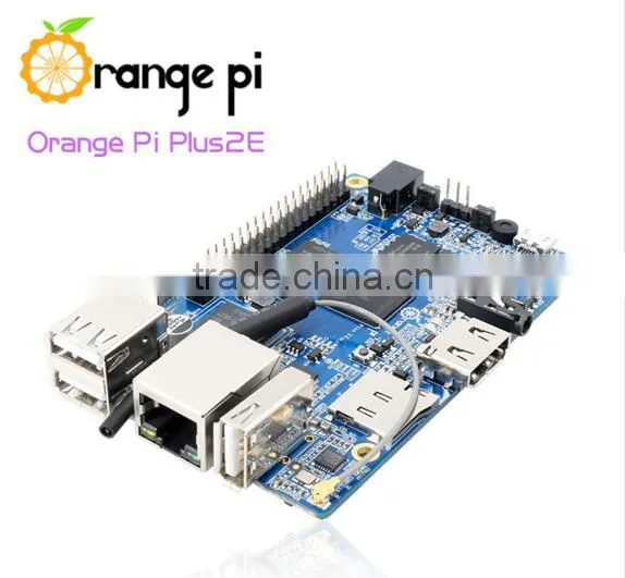 Orange Pi Plus 2E SET5: Pi Plus 2E + Power Supply +Transparent Acrylic Case Support Ubuntu Debian Beyond Raspberry photo-2