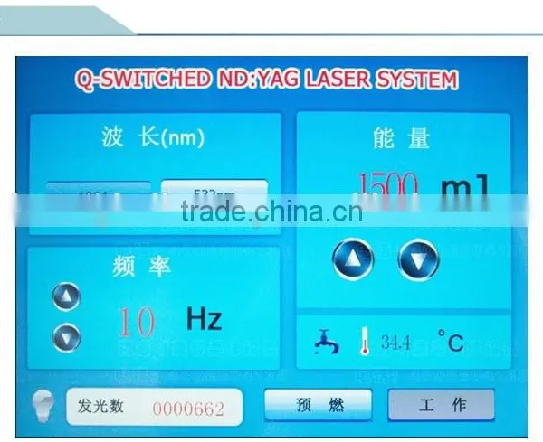 Q-Switch and Imported Gems Q-switch ND Yag Laser,Laser Type 1064 532nm nd Yag Laser photo-3