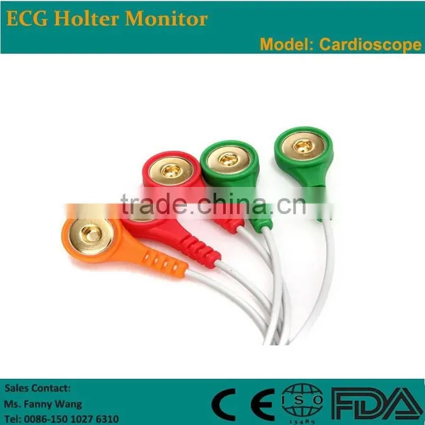 CE Approved 3 Channel 24-hour LCD ECG Holter Recorder System With Free Software-Cardioscope photo-4