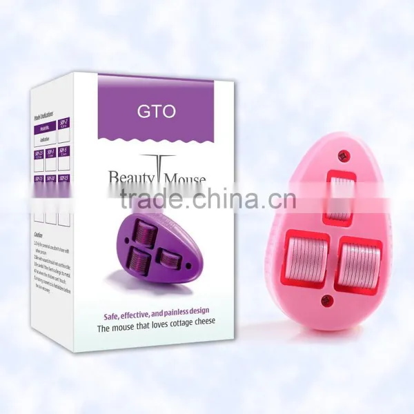 GTO Beauty Mouse Derma Roller Micro Needle Roller Meso Roller Skin Roller for Skin Care 540+540+300 photo-6