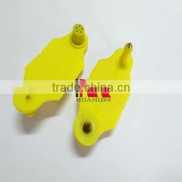 ICAR Ear Tag for Cattle 43*38 mm T045 ICAR Certificated Yellow Ear Tag photo-2
