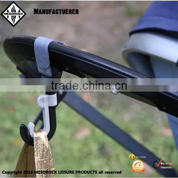 Baby Products Baby Stroller Accessories Durable Custom 2pcs Rotatable Stroller Hook photo-2