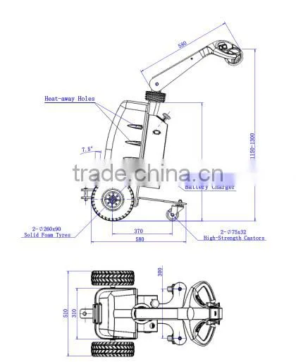 Mini Tugger With ETM-50 With Compact Design Supermarket and Factory photo-5