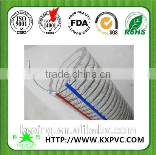 Customized 1/2Inch To 2Inch Clear PVC Steel Wire Reinforce Hose photo-2