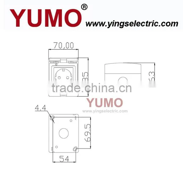 YUMO Original New A German Type Socket CE Certificate Wholesale photo-3