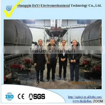 DAYI Green Energy Used Tire /city Waste Plastic/PP/PE Pyrolysis Plant Get Heavy Oil Used For Heavey Oil Generator photo-3