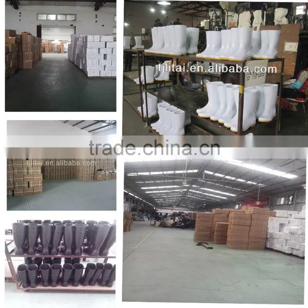 Polyester Lining Foodstuff /Chemical Filed/Agriculture/PVC Work Boots, Light and Cheap Price photo-6