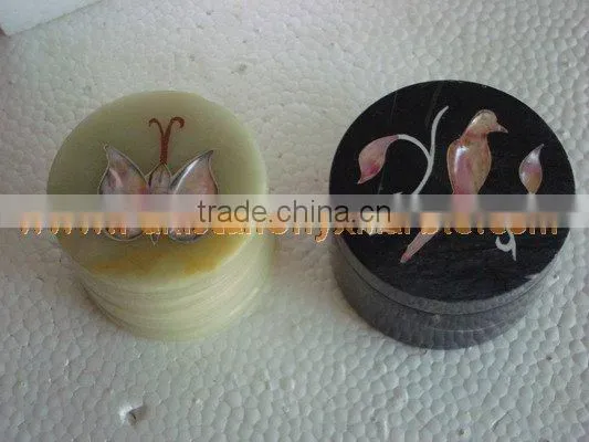 FIRST QUALITY PAKISTANI FACTORY MADE PURE ONYX JEWELRY ENGRAVED BOXES photo-5