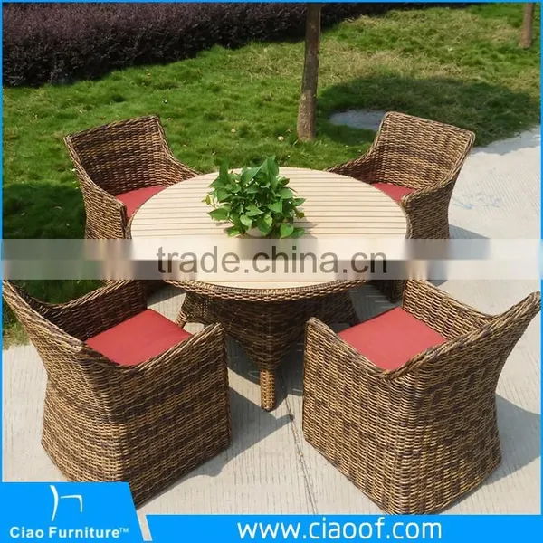 Современный четырехместный оптом вторичный фурнитур из ротанга/викера для продажи/набор садовой мебели photo-2