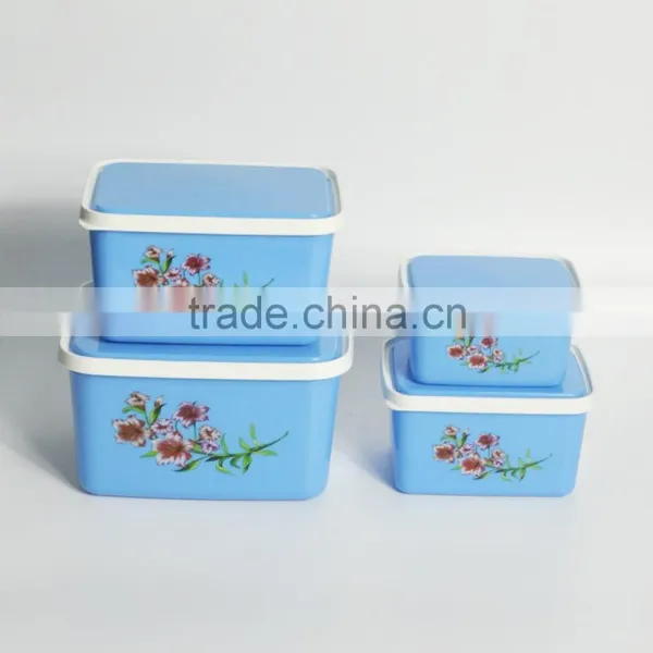 4 Pieces Plastic Airtight Food Storage Container photo-2