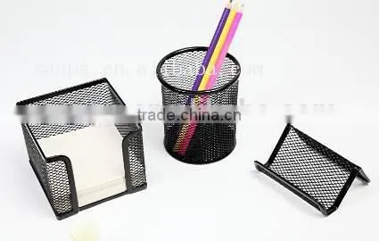 Mesh 3 PCS Office Set/ Table Stationery Set photo-2