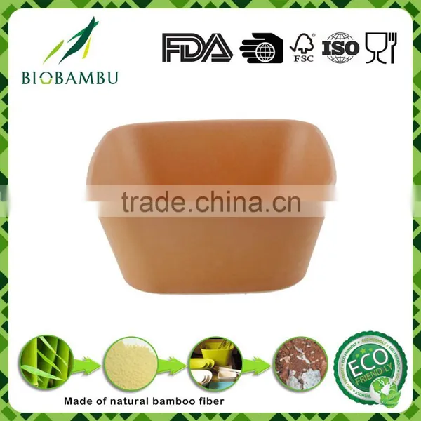 Eco Friendly Wholesale Bamboo Fiber Salad Bowl Colorful Dinnerware Sets photo-3