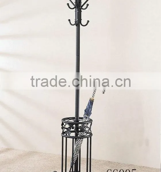 Metal coat hanger stand