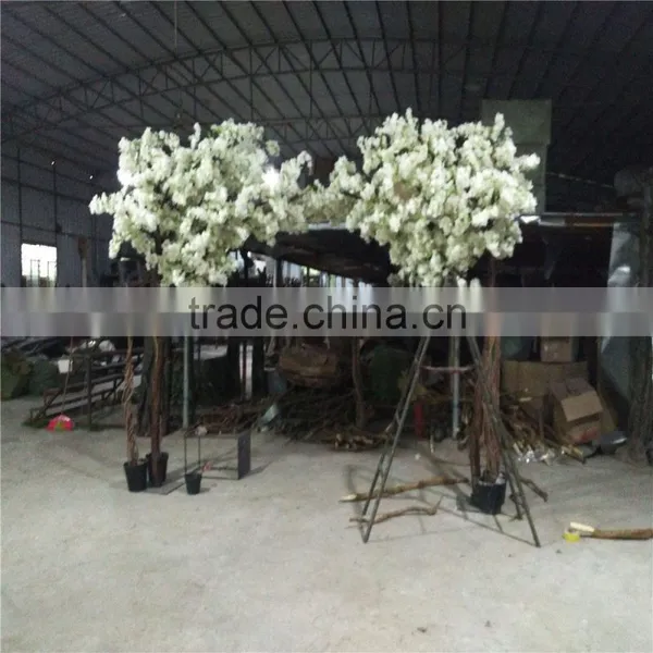 Decorative Arch Artificial Tree Fake Pink Cherry Blossom Trees photo-3