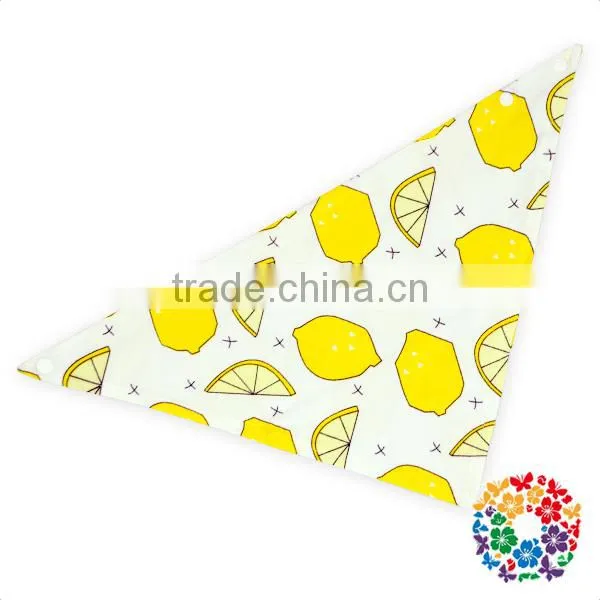 Size 44*32cm 100% Cotton Soft Purple Bear Baby Bandana Bibs photo-2