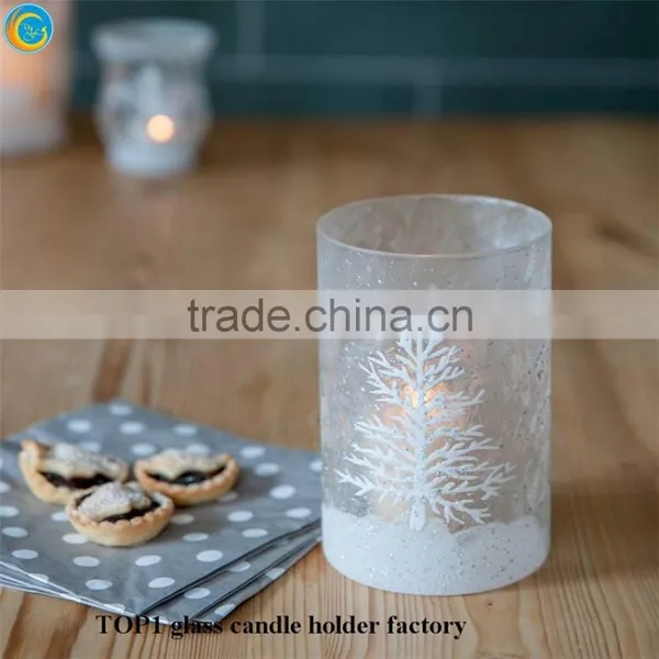 Snow Tree Crystal Votive Candle Holder photo-2