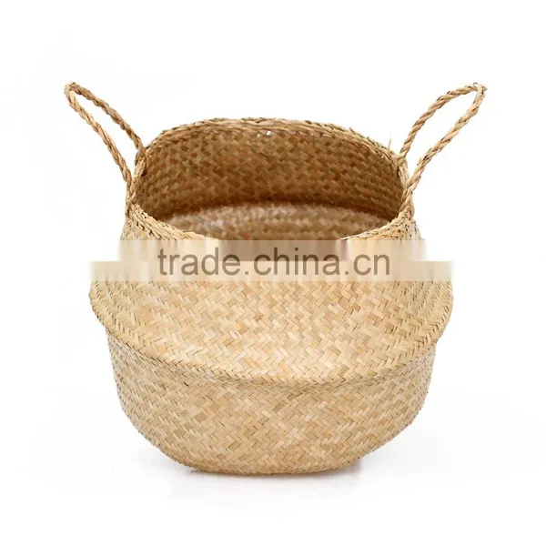 Nature Seagrass Storage Basket/ Decorative Seagrass Baskets photo-3