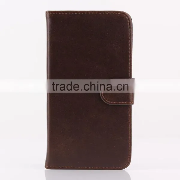 High Quality Crazy-horse PU Card Bumper/pocket Cell Phone Case for HTC photo-5