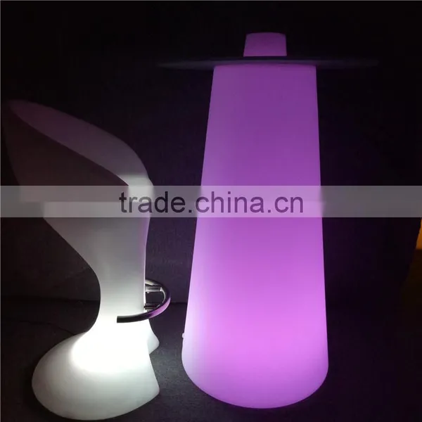 Wholesale Stylished Commercial Fashion Full Color Night Cluded LED Stool Chair With Rechargeable Battery photo-6